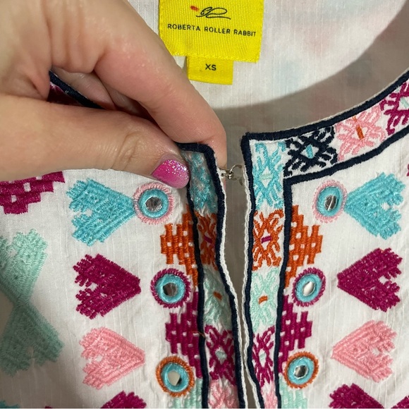 Roberta Roller Rabbit Embroidered Sylvie Dress - Picture 5 of 8